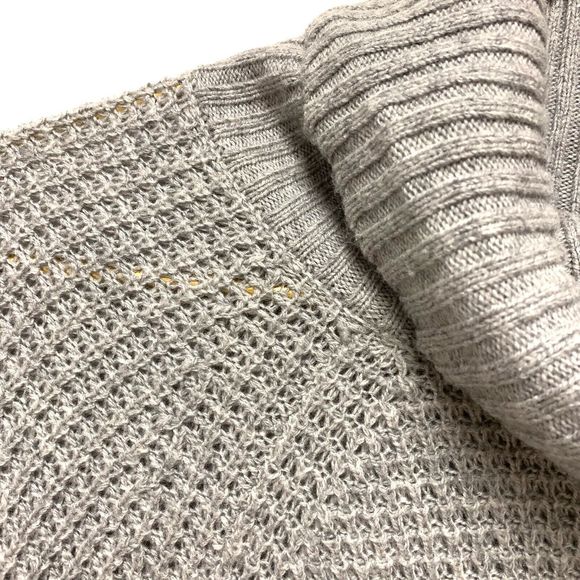 Daily Ritual Turtleneck Sweater Dress Size‎ S Wool Cashmere Cotton Waffle Knit - Picture 5 of 11